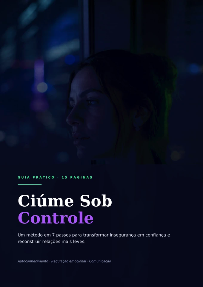 Capa do e-book Ciúme Sob Controle
